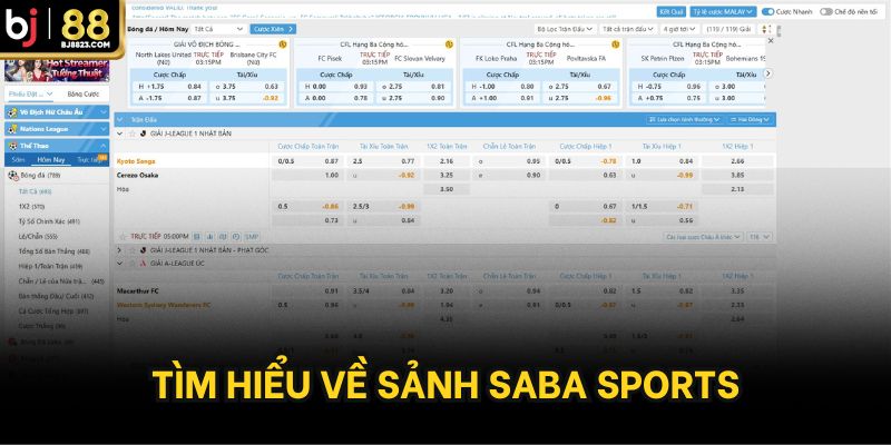 Tìm hiểu về sảnh Saba Sports